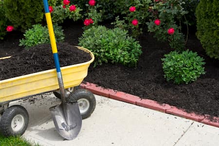 Mulch & Rock Bed Install